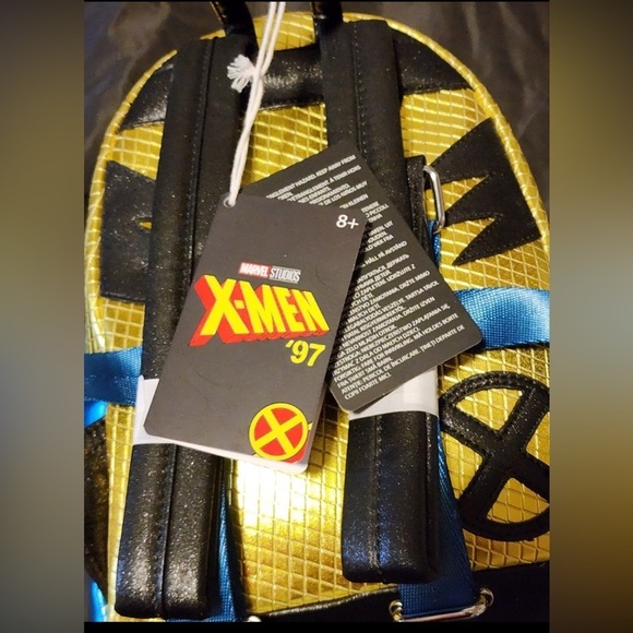 Loungefly Marvel X-Men ‘97 Wolverine Metallic Shine Cosplay Mini Backpack - Picture 6 of 6